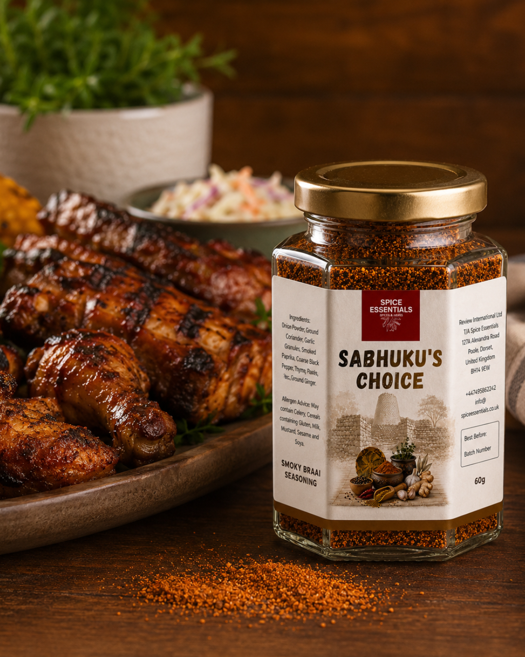 Sabhuku's Choice BBQ Rub 60g